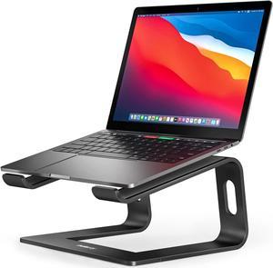 Laptop Stand, Ergonomic Aluminum Laptop Computer Stand, Detachable Laptop Riser Notebook Holder Stand Compatible with MacBook Air Pro, Dell XPS, HP, Lenovo More 10-15.6 Laptops-Black