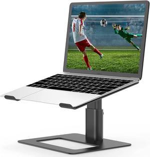 Laptop Stand, Ergonomic Aluminum Height Adjustable Computer Stand Laptop Riser Holder for Desk, Compatible with MacBook Pro/Air, Dell, Lenovo, HP, Samsung, More Laptops 11-17"