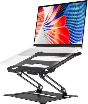 Laptop Notebook Stand Holder Adjustable Laptop Stand Ergonomic Computer Stand Laptop Riser Compatible with MacBook Air Pro HP Dell XPS Lenovo All Laptops 10-15.6"(Black)
