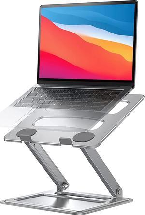 Adjustable Laptop Stand, Portable Laptop Riser for 17.3inch Laptops, Adjustment Laptop Stand for Desk, Portable Laptop Riser Holds Up to 17.6lbs Laptop Riser for Notebook - Sliver