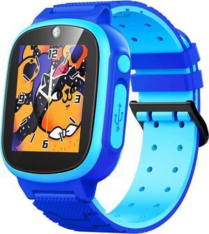 Kids Smart Watch Boys, Toys for 3-10 Year Old Girls Boys, 1.44" Kids Watch with 20 Puzzle Games Camera Alarm Video Music Player Toddler Children Smartwatch Birthday Gift for Kids Ages 3 4 5 6 (Blue)