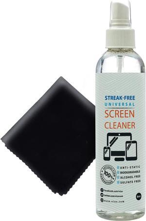 Screen Cleaner Premium Screen Cleaner Spray for LCD LED TVs, Laptops, Tablets, Monitors, Phones, and Other Electronic Screens - Gently Cleans Fingerprints, Dust, Oil (8oz)