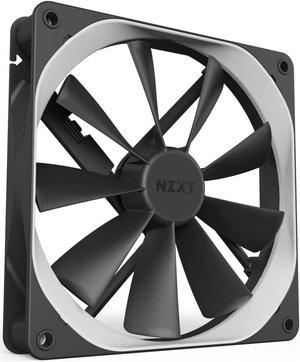 NZXT AER F - RF-AF120-B1 - 120mm - Winglet Designed Fan Blades - Fluid Dynamic Bearings - PWM Airow Fans - Gaming Computer Fan