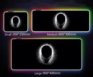 Alienware Gaming Mouse Pad,RGB LED Lighting 7 Colorful Mousepad, 4 light modes,Mobile App control,Soft Extended Large USB Mouse Mat for Laptop, Computer & Office