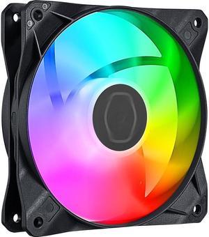 Cooler Master CF120 ARGB Single Fan, Silent ARGB Lighting Effect,Black