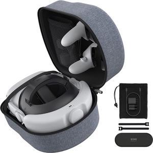 Carrying Case Compatible with Quest 2 Accessories Fits KIWI design Head Straps with Battery Including Lens Protector Cover Head Strap NOT Included