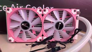 Shadow TW4 240 CPU Cooling ARGB All-in-One Liquid Cooler 120mm Fans Mirror ARGB Pump Integrated Water Cooling Radiator Supported Platform Intel LGA 2011/1200/115X/17XX /AM4/AM5 Pink Limited Edition