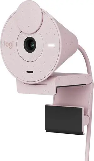 Logitech Brio 300 Full HD Webcam with Privacy Shutter, Noise Reduction Microphone, USB-C, certified for Zoom, Microsoft Teams, Google Meet, Auto Light Correction - Rose Logitech Brio 300 Full HD Webcam with Privacy Shutter, Noise Reduction Microphone, USB-C, certified for Zoom, Microsoft Teams, Google Meet, Auto Light Correction - Rose