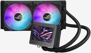 ASUS ROG RYUJIN III 240 ARGB All-in-one Liquid CPU Cooler With 3.5 LCD, Asetek 8th Gen Pump, Pump Embedded Fan and 3x ROG 120mm Radiator Magnetic Daisy-Chainable ARGB Fans