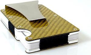 Carbon Fiber Walle -Metal Money Clip Wallet- RFID Blocking - Slim Metal Wallet ,Mens Wallet