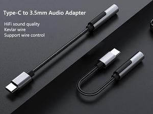 USB C to 3.5mm Female Headphone Jack Adapter,Type C to Aux Audio Dongle Cable Cord DAC: 32bits/384KHz, Compatible with Samsung Galaxy S23 S21 S20 Ultra S10 S9 Plus, Note 20 10, Pixel XL, iPad Pro