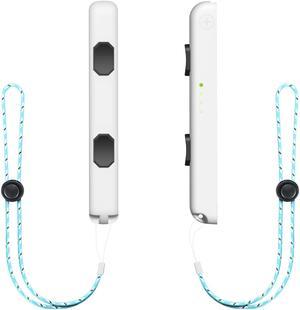 CORN Joycon Strap Compatible with Switch Joycon, Replacement for Joy Con Straps for Switch 2 Pack, Switch Joycon Straps Adjustable Tightness (White)