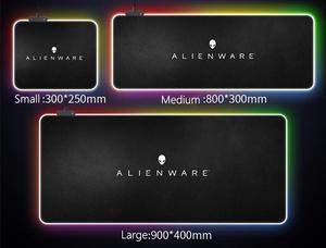 Alienware Gaming Mouse Pad,RGB LED Lighting 7 Colorful Mousepad, 4 light modes,Mobile App control,Soft Extended Large USB Mouse Mat for Laptop, Computer & Office