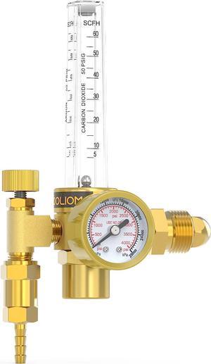 CO2 Argon Flow Meter Gas Regulator Gauge Mig Tig Welding