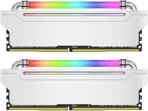 CORN LOKI DDR4 RGB RMA 3600MHz/4000MHz 16GB 32GB CL14/16/19  Double Light guide strip design support Intel XMP 2.0 automatic overclocking Desktop Compter Memory 16GB (2 x 8GB) DDR4 4000 CL16