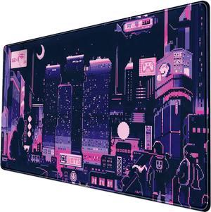 Purple Gaming Mousepad Japanese Desk Mat XXL Extended Anime Cool Large  Mouse Pad Keyboard Mouse Mat Desk Pad for Computer Laptop Gamers  31.5''X15.7