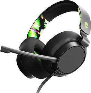 Skullcandy SLYR Wired Over-Ear Gaming Headset/Soft Earpads/Boom Mic/Gaming Headphone/Use with Playstation, PS5, Xbox, Xbox Series X, Nintendo Switch, Mobile, VR, and PC/Kids or Adult