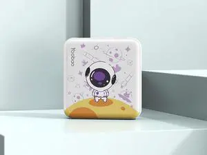 Yoobao Portable Charger 10000mAh Cute Power Bank for Girls Mini Fast Charging Compact Battery Pack with Dual USB Output & Dual Inport (2.1A Type-C and 8-Pin Input),Compatible with iPhone,iPad