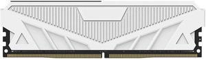 White RAM 288-Pin DDR5 EXPO/XMP3.0 Desktop Compter Memory 16GB DDR5 4800 (PC5 38400)