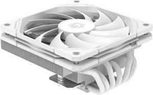 67mm Height 6 Heatpipe Low-Profile CPU Cooler for HTPCs, ITX and Small Form Factor Builds for LGA 1700/1200/115X, AMD AM5/AM4 White for ID-COOLING IS-67-XT