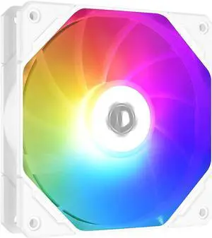 REVERSE Addressable RGB High-end 120mm Fan for CPU Air Cooler, PC Case White for ID-COOLING TF-12025-ARGB-SNOW