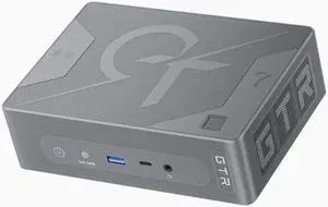 Beelink GTR7 Mini PC Up to 65W TDP AMD Ryzen 7 7840HS (8C/16T up to 5.1Ghz) 16/32/64G DDR5 + 1/2TB M.2 2280 PCle 4.0 SSD(Read 7400MB), WiFi 6, BT 5.2, 0.5S Fingerprint scanner Four-screen Display
