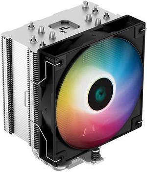 DeepCool AG500 ARGB Single-Tower CPU Cooler ,Boasting Five Direct-Contact Copper Heat Pipes Packed In A Dense Heat Sink Tower For Optimal Heat Dissipation and Paired With A Fine-Tuned 120mm PWM Fan
