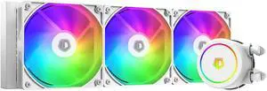 ARGB Liquid COOLING, 360mm Radiator ARGB Lighting Fans White for ID-COOLING FROSTFLOW FX360