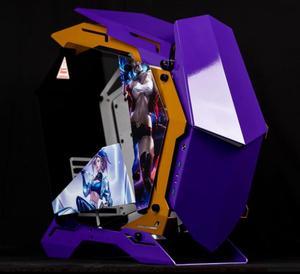 League of Legends LOL ATX Mid Tower GAMING Computer Case, E-sports Players Mecha Chassis, Support EATX/ATX mainboard, 240/360 Liquid & 170mm Cooling