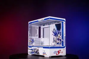 Gundam Theme Arashi SPCC / Aluminum M-ATX/ITX Computer Case, Gundam Theme Custom Model With Lighting Effects