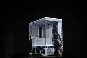 Ghost Knife Manga Theme Arashi SPCC / Aluminum M-ATX/ITX Computer Case, Ghost Knife Custom Model With Lighting Effects