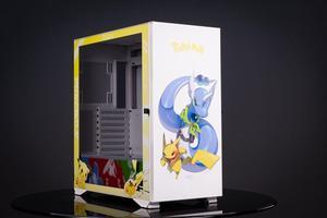 Pokemon Theme YOGO K1 UltraHigh Compatibility 9 Fan Positions Computer Case Support EATXATXMATXITX Motherboard  Dual 360 Water Cooling  Tempered Glass Full Side