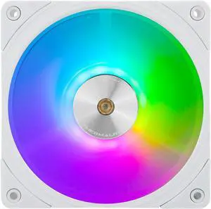 120mm PWM Fan, 120*120*25.6mm Case Fan for Thermalright TL-B12W-S Addressable RGB White