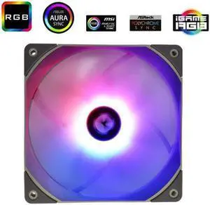 TL-C14S ARGB 140mm Case Fan, L140 mm x W140 mm x H26 mm PC Fan for Thermalright TL-C14S 1500RPM Black Addressable RGB