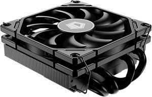 IS-40X V3 Low Profile CPU Cooler for Intel/AMD 45mm Height CPU Cooler 4 Heatpipes CPU Air Cooler 15mm Super Slim PWM Fan,Black