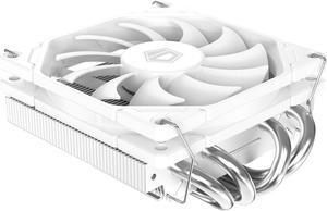 IS-40X V3 Low Profile CPU Cooler for Intel/AMD 45mm Height CPU Cooler 4 Heatpipes CPU Air Cooler 15mm Super Slim PWM Fan, White