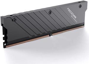 Computer Memory Cooler Aluminum Alloy PC RAM Heat Sink DDR5 Memory Vest - 2 Pcs