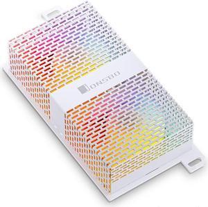 NF-1 Memory Cooling, DDR5 Active Cooling,Compatible with ATX MB, Dual 50*50*20mm Addressable RGB Fan White ARGB