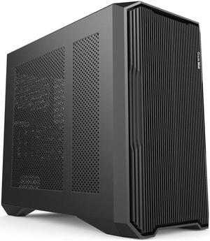 CORN KM7B Micro ATX/ATX/E-ATX Full Tower Computer Case, 13*HDD Drive Bays NAS Server Computer Case, Support 360/280 Liquid Cooling, Magnetic Front Panel