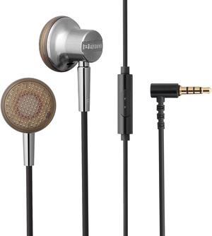 In Ear Monitors HZSOUND Bell Rhyme Wired Earphones,15mm Driver Unit HiFi Earbuds with Clear Sound Headset,HiFi Bass Noise-Isolating Headphone for Music,Game,Sport,Audiophile(With Mic)