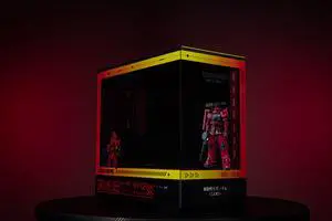 CORN Bauhaus Micro-ATX ITX Cpmputer Case, 6 Sides + 2 Light Panels Could Be Customized with HD Images(Gundam ZAKU M5-065)