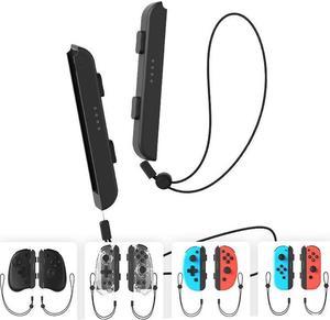 CORN Joycon Strap Compatible with Switch Joycon, Replacement for Joy Con Straps for Switch 2 Pack, Switch Joycon Straps Adjustable Tightness (Black)