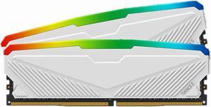 CORN ARGB DDR4 RAM 3600MHz 1.35V 288-Pin DDR4 Desktop Compter Memory 16GB (2 x 8GB) DDR4 3600 (PC4 28800), CL12-22-22-42, Addressable RGB