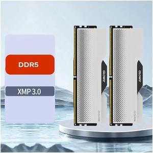 White RAM 288-Pin DDR5 SK Hynix A-Die PMIC On-ECC EXPO/XMP3.0 Desktop Compter Memory 64GB (2 x 32GB) DDR5 6400 (PC5 51200) CL32-38-38-90