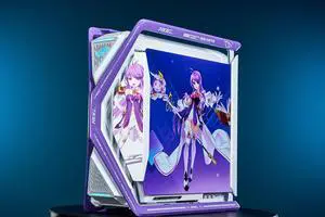 Corn Electronics GR701 E-ATX computer case, 420 mm dual radiator support, four 140 mm fans, metal GPU holder, component storage, ARGB fan hub, 60W fast charging-Elsword(Purple) Corn Electronics GR701 E-ATX computer case, 420 mm dual radiator support, four 140 mm fans, metal GPU holder, component storage, ARGB fan hub, 60W fast charging-Elsword(Purple)