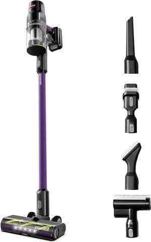 BISSELL CleanView XR Pet 300w Lightweight Cordless Vacuum w/ Removable Battery, 40-min runtime, Deep-Cleaning Furbrush & Tangle-Free Brush Roll, LED lights, XL Tank, Dusting & Crevice Tool, Wall Mount