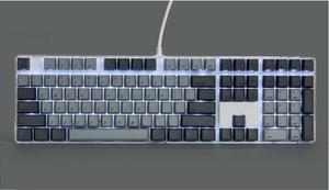 Qisan Magicforce N-key Rollover  Mechanical Keyboard Gaming Keyboard Gatron Red 100% Full Size 108 Keys with White Backlight Case,PBT Keycaps