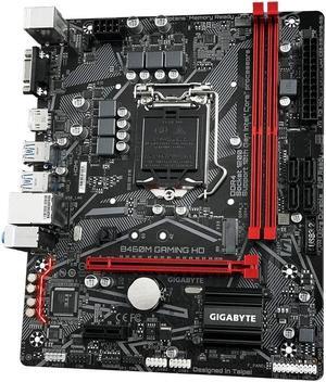 GIGABYTE B460M Gaming HD Motherboard with GIGABYTE 8118 Gaming LAN, PCIe Gen3 x4 M.2, Anti-Sulfur Resistor, Smart Fan 5