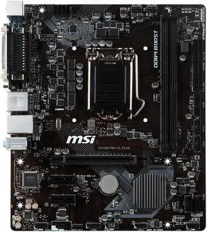 MSI H310M PRO-VL PLUS Intel 8/9th LGA1151 Micro-ATX motherboard with DDR4 2666MHz, Core Boost, DDR4 Boost, Audio Boost and EZ Debug LED Motherboard