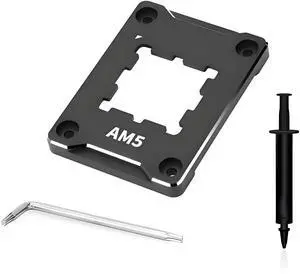 CORN AM5 CPU Holder, Corrective Anti-Bending Fixing Frame, AM5 Full-fit Fixed Non-Marking Mounter, AM5 Anti-Bending Contact Frame, CPU Cooler Standard am5 Black